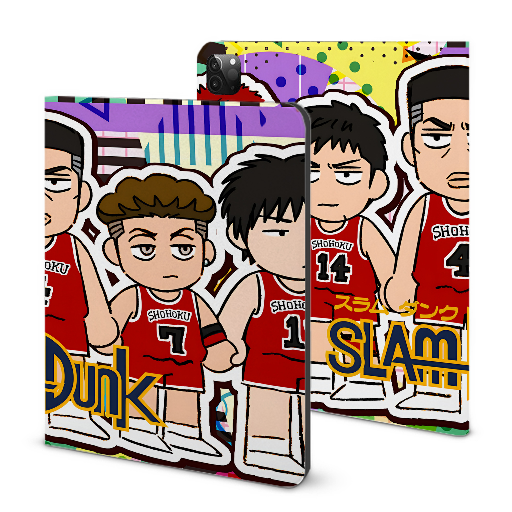 （画像用） SLAM DUNK／スラムダンク IPadケース ペンホルダー付き ブックスタイルデザイン